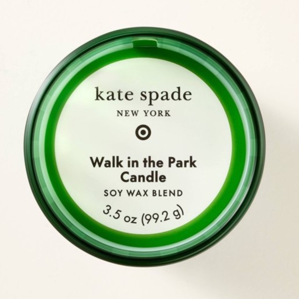 Kate  Spade New York X Target collaboration Green Striped Candle - Picture 4 of 6